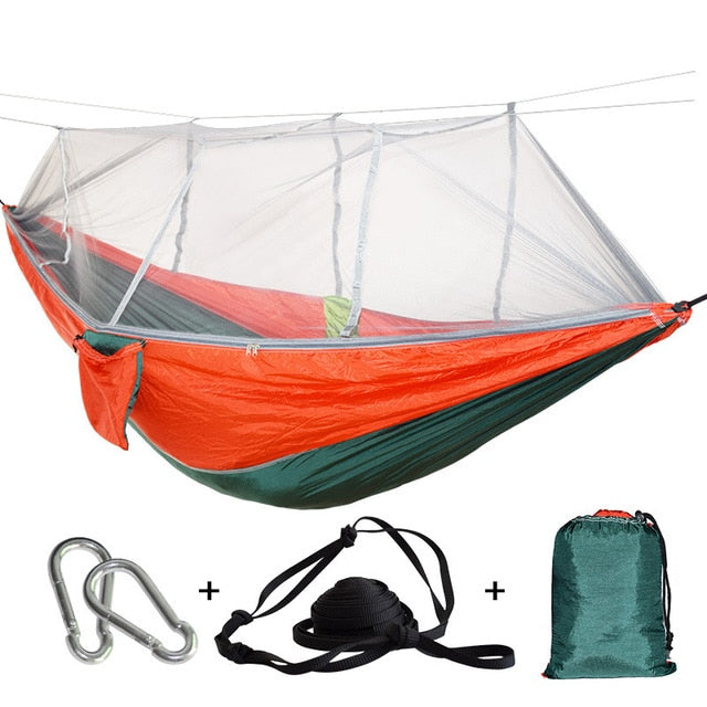 Camping Hammock Kit (With Tarp, Bug Net And Underquilt)