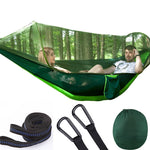 Parachute Automatic Quick Opening 2 People Hammock with Anti-mosquito Net