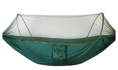 Parachute Automatic Quick Opening 2 People Hammock with Anti-mosquito Net